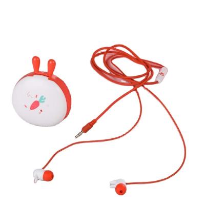 China Cute Cute Appearance 3.5mm Earphone Multi Colors Wired Earphone With Microphone Suitale For Christmas And New Year Gifts for sale