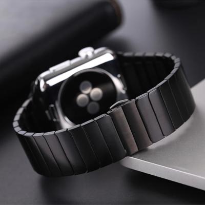 China Stainless Steel Strap For Apple Watch Band 44mm 40mm iWatch Band 42mm/38mm Butterfly Metal Apple Watch Strap serie 5 4 3 Se 6 for sale