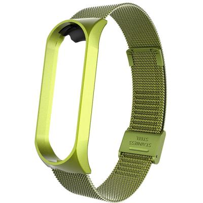 China Stainless Steel Strap For Xiaomi MI Band 6 4 5 Wrist Metal Strap Screwless Stainless Steel MIband For MI Band 4 3 5 Strap Pulseira Wristbands for sale