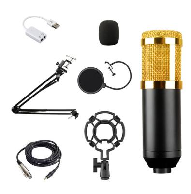 China Professional Headset Microphone Condenser Microphone Voice Recording Microphone For Microphone Mic Kit Karaoke Sound Card Phone PC Microphone for sale