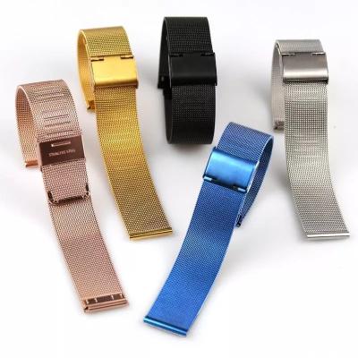 China Stainless Steel 22mm 20mm Watch Band Strap For Samsung Galaxy Watch Active Band 2 For Samsung Gear S3 Strap For Samsung Galaxy Watch 42mm 46mm for sale