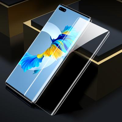 China Anti-scratch HD Full Glue UV Tempered Screen Glass For Huawei Mate40 Pro Curved Protector Film Anti-fall Protective Glass Exclusive Tools for sale