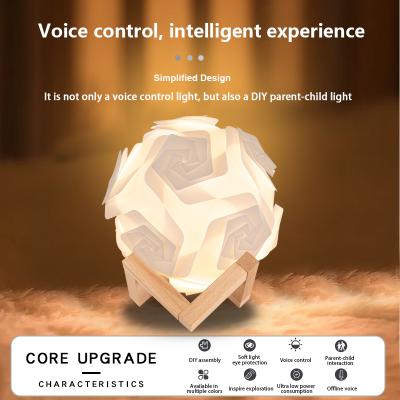 China [Voice control] voice control universal infrared air conditioning companion of the modern intelligent voice TV LED remote control night light. for sale