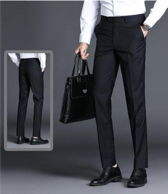 China Anti-Wrinkle Suit Pants For Winter Style Suit Pants Leisure Business Breeches Suits Man for sale