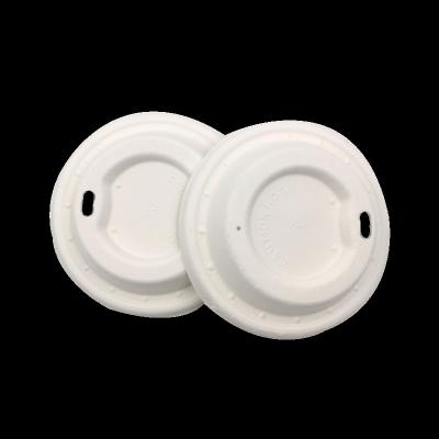 China Paper Cup Minimalist Custom Coffee Disposable Eco-Friendly Sugarcane Pulp Coffee Cup 80mm/90mm Biodegradable Lid for sale