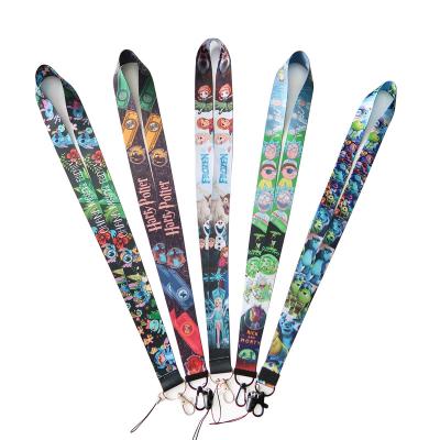 China Cheap Lanyard Custom Anime Printed Neck Color Cartoon Polyester High Quality Lanyard for sale