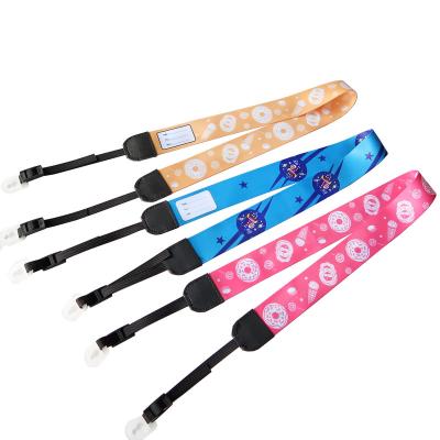 China Custom Anime Cartoon Full Color Lanyard Polyester Heat Sublimation Water Bottle Lanyard for sale