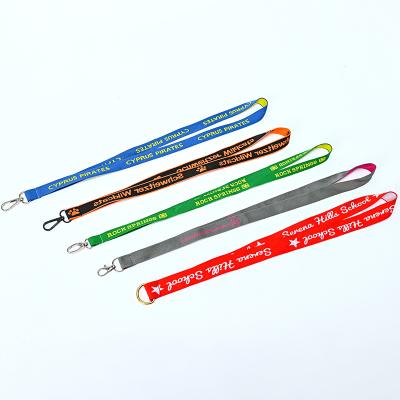 China Custom Eco-Friendly Cartoon Anime Printed Sublimation Phone Card Woven Lanyards Work Club Student Woven Polyester Lanyard With Logo for sale