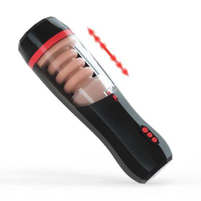 China Dropshipp 5-frequency Rotation Male Masturbator Toy For Man Sex Toys Male Masturbator Male Masturbation Cup Electric Remote Automatic Telescopic Rotation for sale