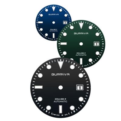 China Super Luminous Dial Logo Watch Dial Manufacturer Custom Made Luminous Watch Dial Watch Face for sale