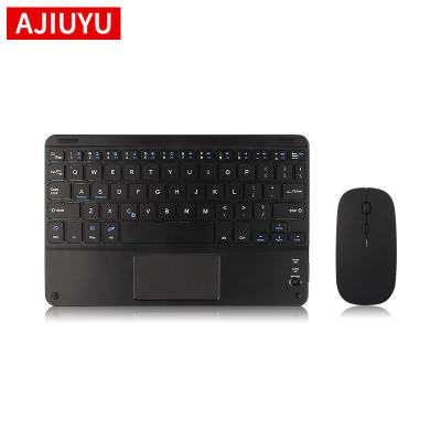 China 8.0 Inch Wireless Russian-English Keyboard With Touchpad BT Keyboard For Android Windows Tablet Huawei Samsung Xiaomi Lenovo Chuwi Cube for sale