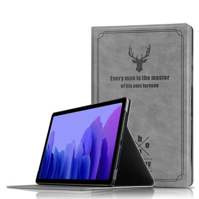 China Ajiuyu Lightweight Ultra Slim Leather Flip PU Tablet Case Cover For Samsung Galaxy Tab 10.5 2018 SM-T590 T595 T597 for sale