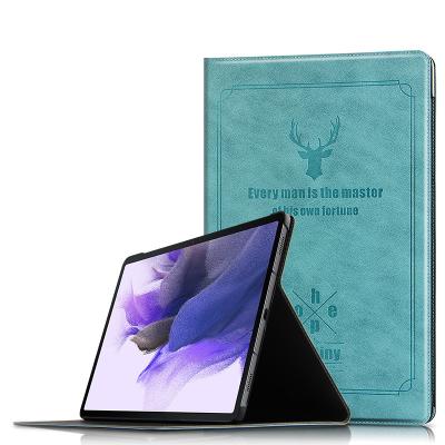 China Ajiuyu Factory Price Lightweight PU Leather Shockproof Smart Cover For Galaxy Tab S7 Lite T730 T735 Tab Fe T736 Tablet Covers for sale