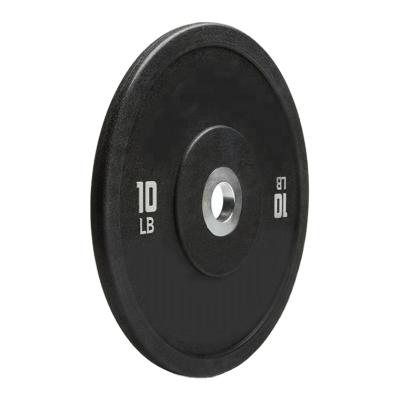 China Universal Black Rubber Bumper Plate 5kg Plate Weight for sale