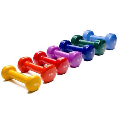 China Durable Vinyl Dipping Dumbbell Set Neoprene Dumbbells for sale