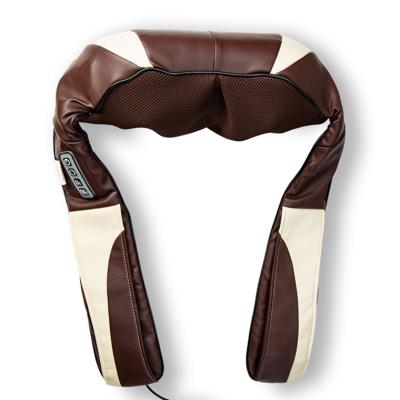 China Body Neck and Shoulder Massager with Heat 3D Shiatsu Deep Tissue Massage Kneading Pillow for sale