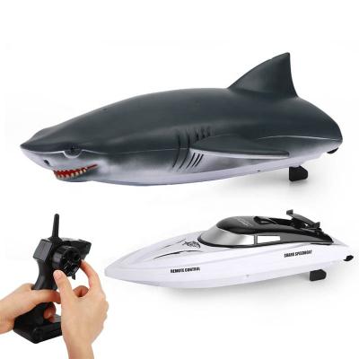 China RC Hobby New Arrival RTR 2.4g High Speed ​​Electric Racing RC Boat For Kids Radio Control Remote Toys Ship With Animal Shape Hull for sale