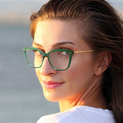 China NWOGLSS 2036 Fashion Glasses Environmentally Friendly Colored Oval Metal Blue Light Blocking Glasses for sale