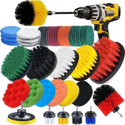 China Sustainable All Purpose Clean Scrubber Brush Power Scrub Pads Drill Attachment for sale