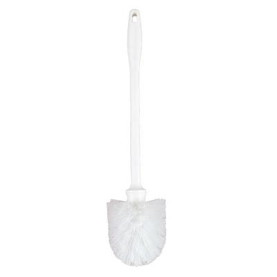 China Sustainable New Anti Bacteria Plastic White Long Handle Toilet Bowl Brush for WC Toilet Bathroom Household Cleaning for sale