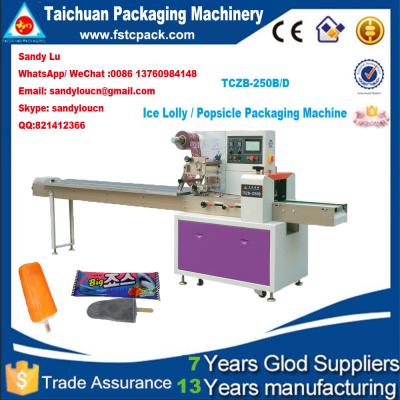 China Popsicle Packaging Machine , Ice Cream Packing machine , Ice Lolly Packaging machine for sale