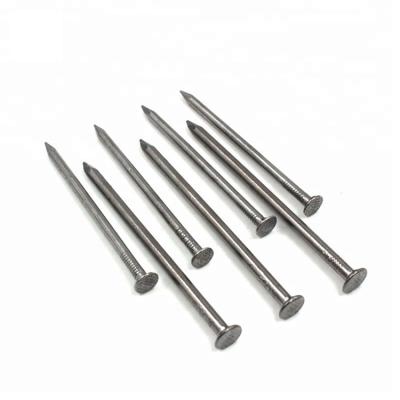 China Manufacturer Direct Sale Flat Wire Nails All Lengths Construction Nails Round Steel Wire Nails For Construction for sale