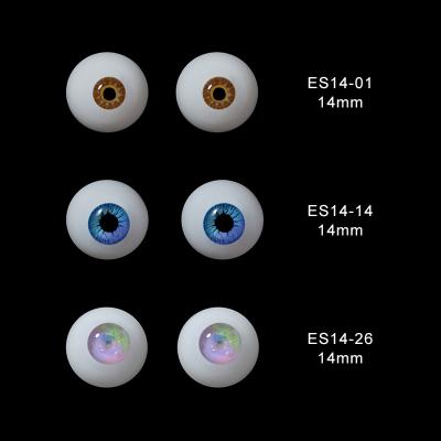 China Colorful Mini Toy Hand Made Resin Plate BJD Doll Eyes Size 6mm To 30mm Eyeball for sale