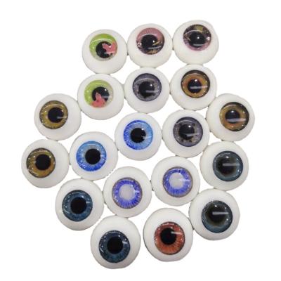 China Mini Toy Hand Made Painting Semicircle Eyeball for Popular Customer Reborn Material Request Resin Doll Eyes for sale