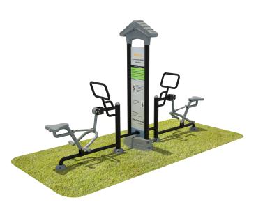 China Stainless Steel Parks With Outdoor Fitness Equipment EN1176 Safety for sale