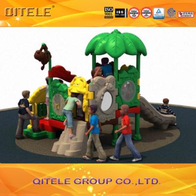 China Outdoor Children Playground Equipment With Multi Slides LLDPE for sale