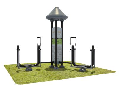 China Park Outdoor Fitness Equipment Multifunction Galvanized Steel for sale