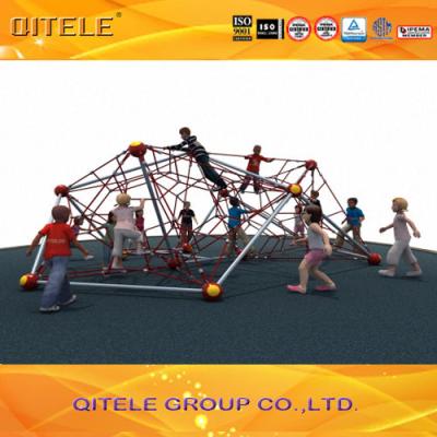 China Double Star Shape Ropes Playground Climbing Net With 6pcs Wire - Rope Inside for sale