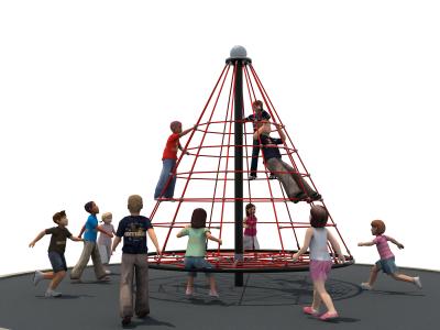 China High Strength Galvanized Post Kids Climbing Net Cone - Shap Challenge Ropes for sale