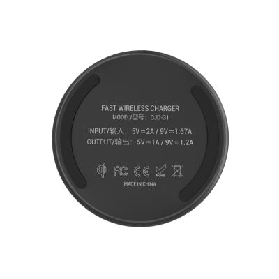 China CE/FCC/ROHS WCT-31 New Design Wireless Charger Support 15W Fast Charging Metal Alloy 10w Fast Charging Wireless Charger For iPhone for sale