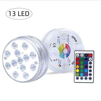 China IP68 Waterproof Radio Controlled Hot Selling LED Submersible Swimming Pool Lights Underwater for Swimming Pool for sale