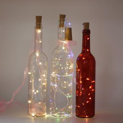 China GFLAI Home Decoration/Christmas Decoration Battery Operated Wine Bottle Cork LED Fairy Lights For Wedding Decoration for sale