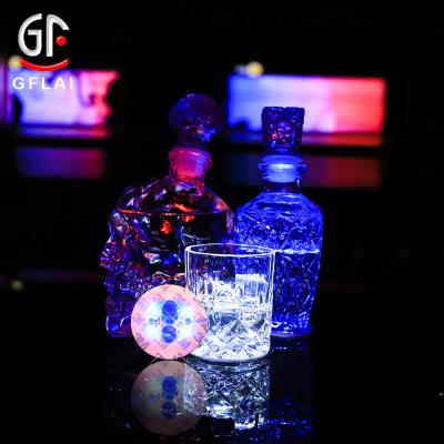 China 2020 Innovative Bar Product Ideas Led Drinks Sticker Coaster Bottle Glorifier For Bar Decoration for sale