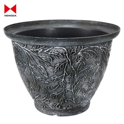 China Europe Floral Design Resin Planter 14.5