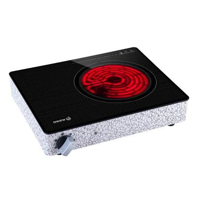 China Manufacturer 1700W Crystal Electric Stove Single Panel Burner for sale