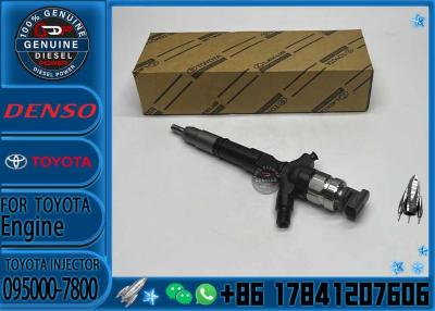 China Diesel Fuel Injector Common Rail Injector Assembly 095000-7801 095000-7800 23670-30310 for TOYOTA Hiace 2KD-FTV Euro IV for sale