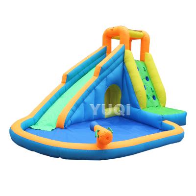 China Playground.Amusement outdoor park commercial inflatable pool slide used inflatable water slide for kids and adults for sale