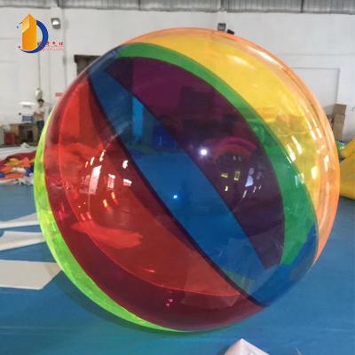 China Toy YUQI 1.5M Water Walking Ball Inflatable Roll Ball PVC Zorb Ball Tizip Zipper With Blower for sale