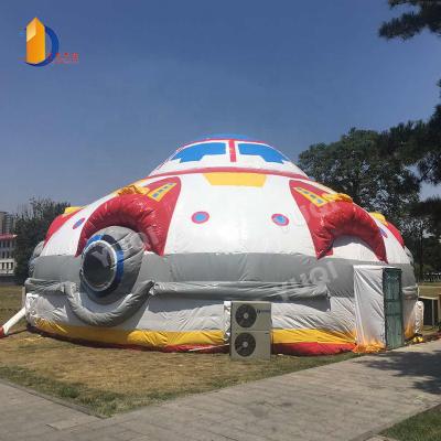 China Yuqi UFO Custom Inflatable Tent UV-Resistant Fire Retardant Inflatable Outdoor Activity Fun Tent for sale