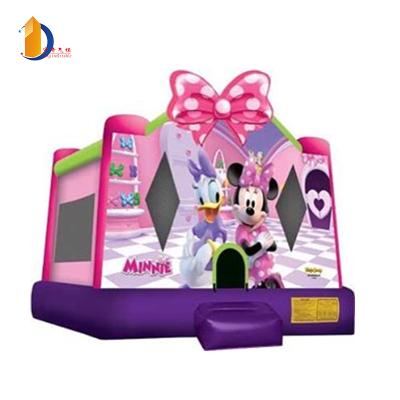 China Lovely PVC Inflatable Bouncy Castle , Small Inflatable Bouncer For Kids Party for sale