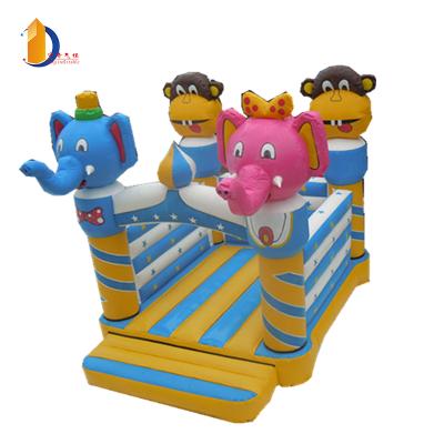 China Amusement Park Inflatable Mini Cartoon Animal Bouncer For Party Indoor Inflatable Bouncers For Kids for sale