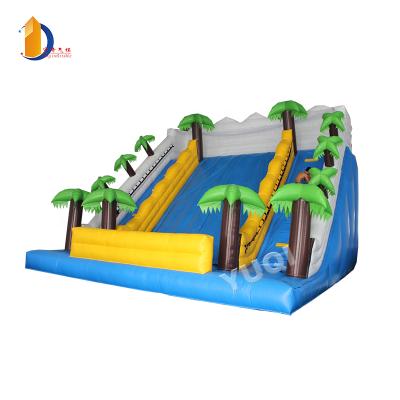 China low 0.55mm Plato PVC tarpaulin factory price for inflatable slides in the best selling price of inflatable slides for kids for sale