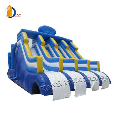 China Waterproof and Fireproof Customized Inflatable Slides Water Park Equipment Pool Slide For Adults for sale