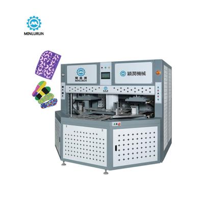 China New Rotary Table EVA Embossing Heat Pressing Molding Machine for sale