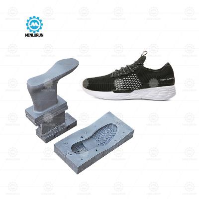 China Aluminium Shoe Mould Price Chinese PVC TPR DIP shoes mold Factory for making injection footwear product en venta