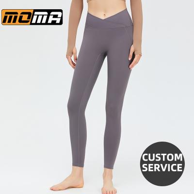 China MOMA Logo Breathable Custom Outdoor Sports High Elastic Tight Fitting Pants Gym Yoga Gaiters for sale